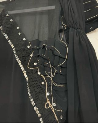 Abito cerimonia organza imbastito