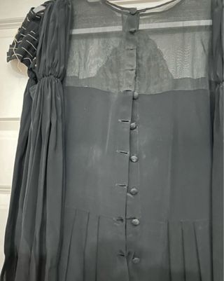 Abito cerimonia organza imbastito