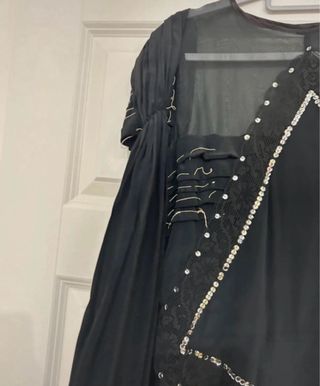 Abito cerimonia organza imbastito