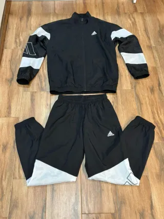 Conjunto Adidas Negro y Blanco