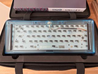 Teclado Mecánico 80082 Azul/Gris