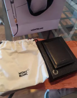 Tarjetero Montblanc Meisterstuck 3cc Negro