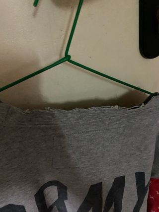 Sudadera Grimey Gris y Rojo