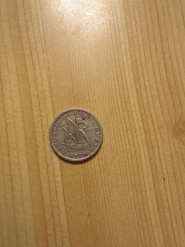 Moneda 2,5 Escudos Portugal 1974