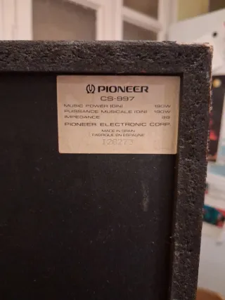 Amplificador Sony y Altavoces Pioneer