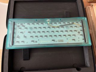 Teclado Mecánico Transparente Verde