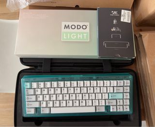 Teclado Mecánico Transparente Verde