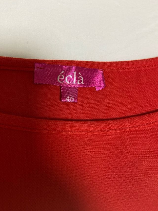 Camisola roja y negra. T/46 “ Éclá”