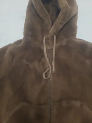 Bomber mujer pelo en marrón