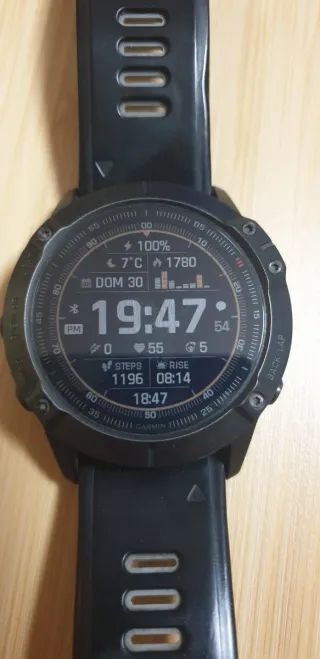 Garmin Fenix 6X Sapphire Negro/Plata