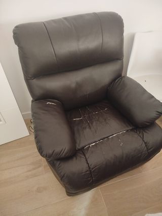 Sillón de masaje polipiel negro