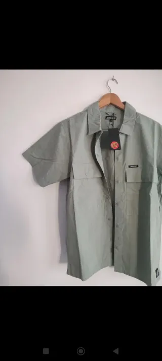 Camisa Santa Cruz verde nueva