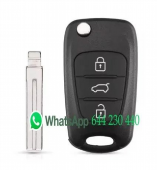 Carcasa llave 3 botones Hyundai,Kia