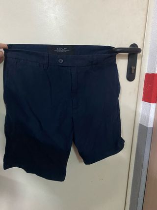 Pantalón corto Replay azul