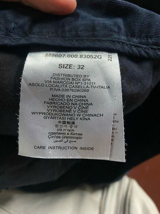 Pantalón corto Replay azul