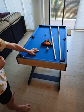 Futbolín para uso interior