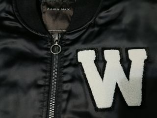 Chaqueta Bomber Zara Negra