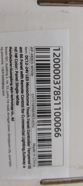 Interruptor regulador LED
