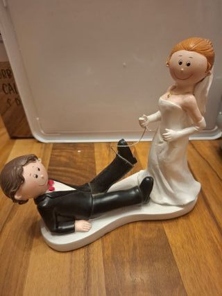 Figura de boda novios cómica