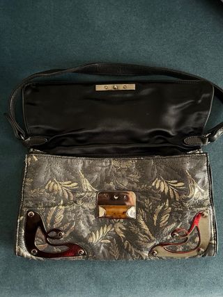 Miu Miu Borsetta Sfilata Oro/Grigio