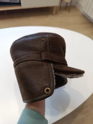 Gorro de "aviador hat" de piel, tipo Ushanka