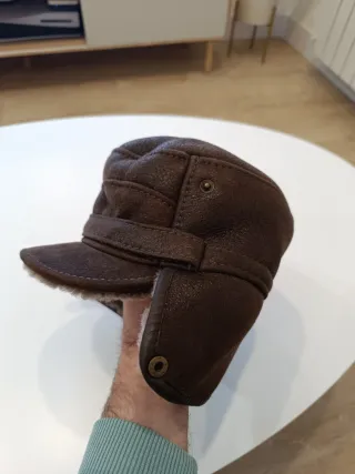 Gorro de "aviador hat" de piel, tipo Ushanka