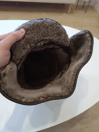 Gorro de "aviador hat" de piel, tipo Ushanka