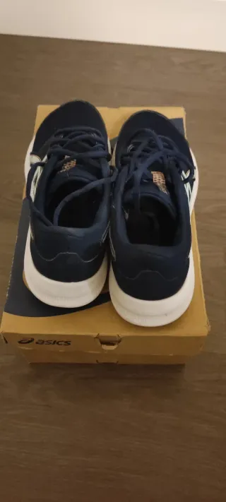 Zapatillas deportivas Asics azul y turquesa