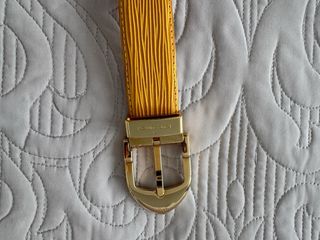 Cinturone Louis Vuitton in pelle Epi giallo