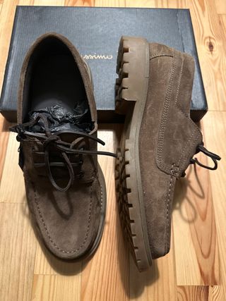Zapatos náuticos serraje Massimo Dutti talla 42