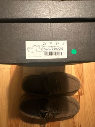 Zapatos náuticos serraje Massimo Dutti talla 42