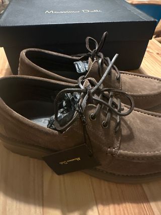 Zapatos náuticos serraje Massimo Dutti talla 42