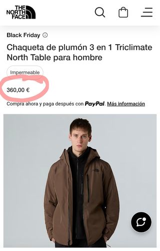 Chaqueta The North Face Triclimate 3 en 1