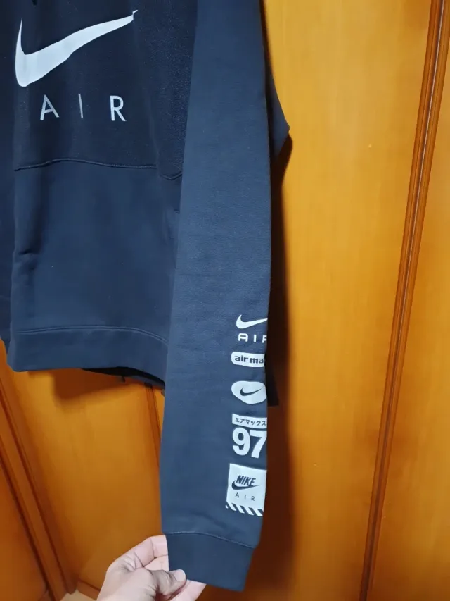 Sudadera Nike Air Negra con Capucha