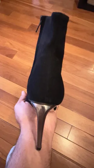 Botines nuevos ante negro Farrutx