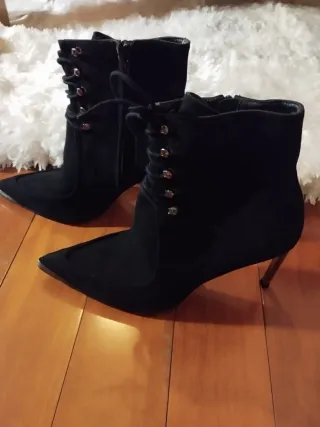 Botines nuevos ante negro Farrutx