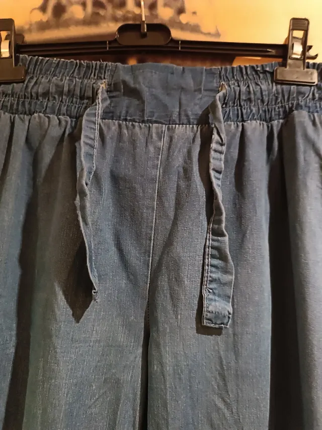 Pantalón vaquero cintura elástica