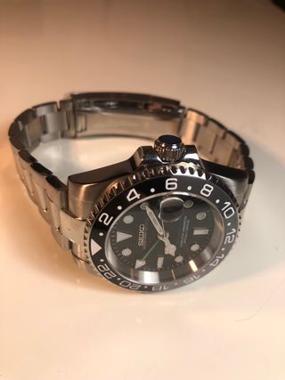 Seiko Mod - GMT “Bruce Wayne” (Correa Oyster)