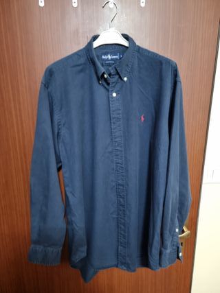 Camicia Ralph Lauren Oxford Blu Tg. L