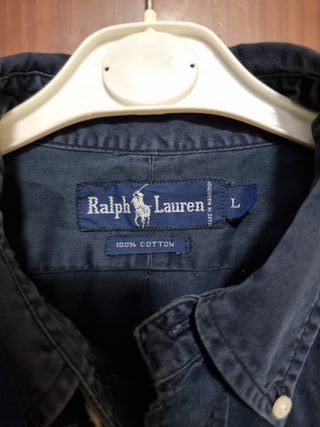 Camicia Ralph Lauren Oxford Blu Tg. L