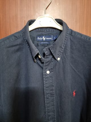 Camicia Ralph Lauren Oxford Blu Tg. L