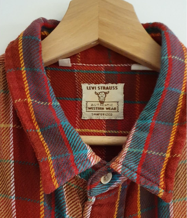 Camisa Cuadros Vintage Levi's