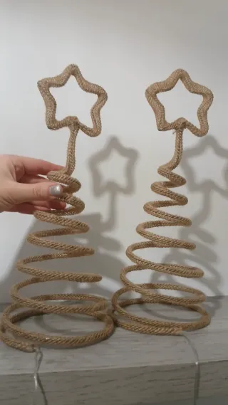 Alberi di Natale decorativi con stella