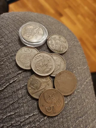 Lote de monedas antiguas