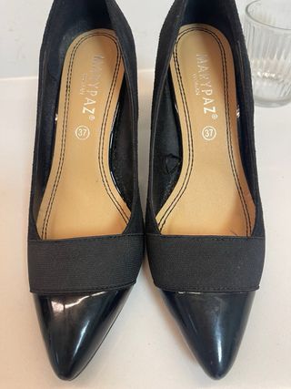 Zapatos de salón Marypaz negros talla 37