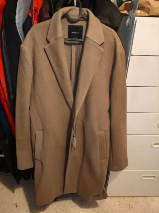 Abrigo paño LEFTIES MAN beige Talla M