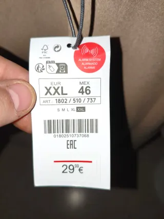 Abrigo paño LEFTIES MAN beige Talla M