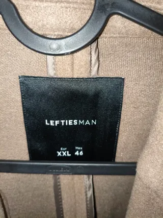Abrigo paño LEFTIES MAN beige Talla M