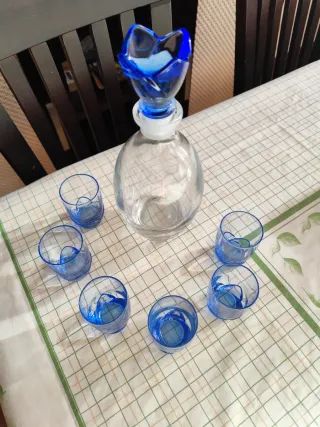 Licorera con 6 Vasos - Sin Estrenar
