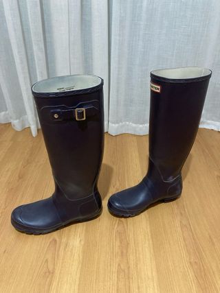 Botas de agua Hunter moradas talla 39